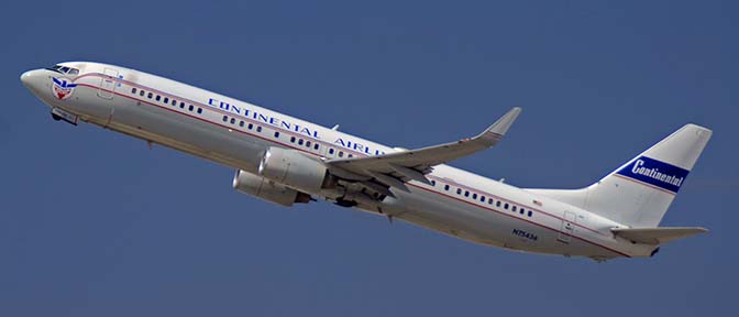 United Boeing 737-924ER N75436 Continental heritage, August 20, 2013